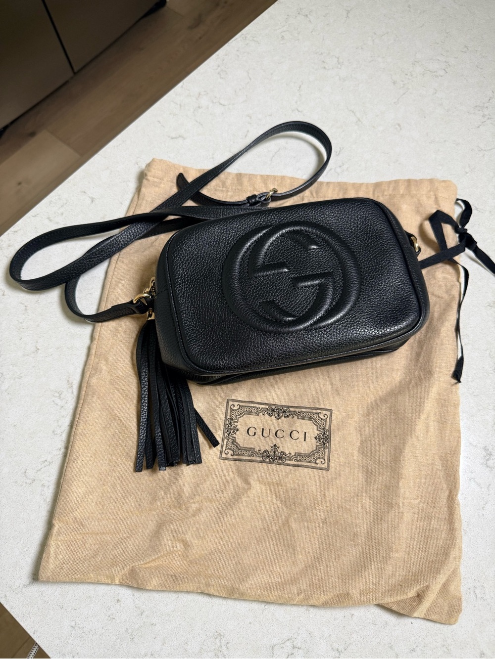 Gucci Black Soho Disco Crossbody Bag - Picture 2 of 10